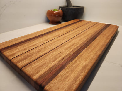 Blackbutt Chopping Board with Jarrah, Spotted Gum & Blackwood