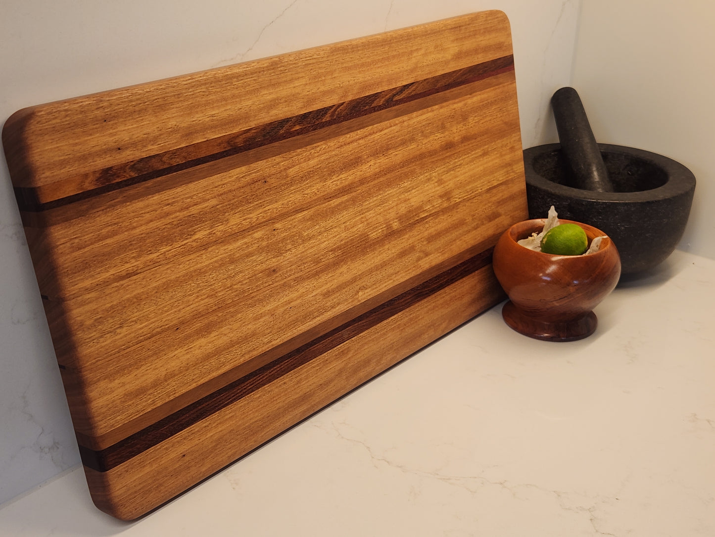 Blackbutt Chopping Board with Jarrah, Spotted Gum & Blackwood
